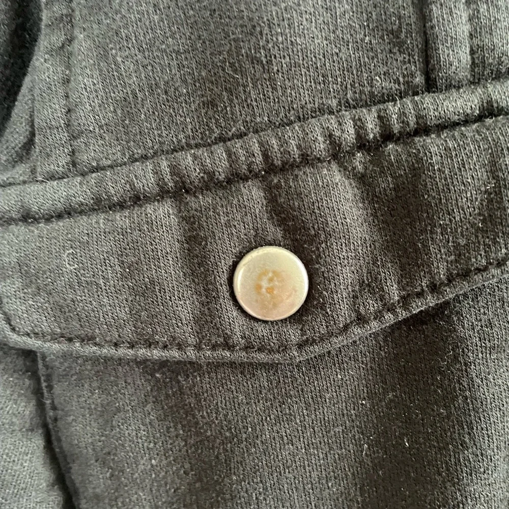 Vanity Black Utility Jacket with Hood - Picture 4 of 5